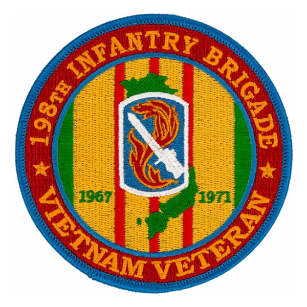 198th Light Infantry Brigade Vietnam Veteran Patch
