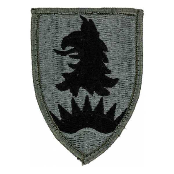 221st Military Police Brigade Patch Foliage Green (Velcro Backed)