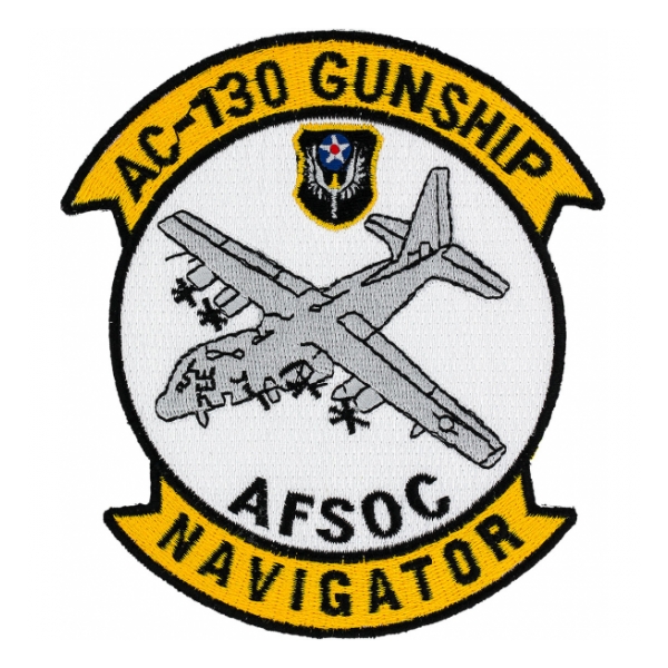 AF-AC-130 Gunship Navigator Patch