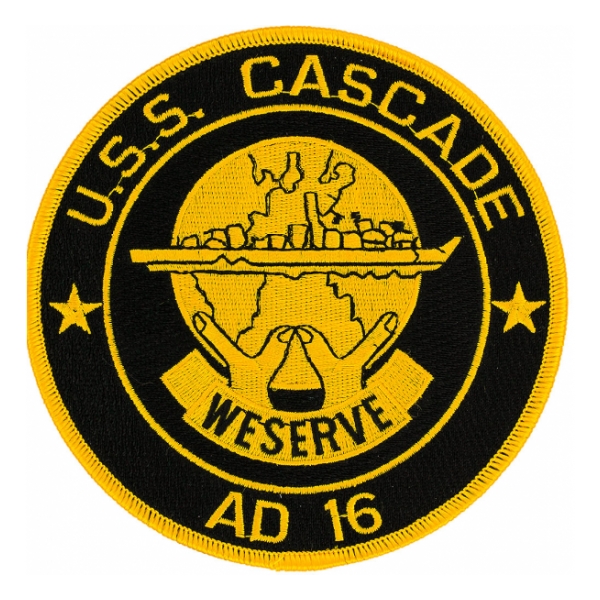 USS Cascade AD-16 Patch