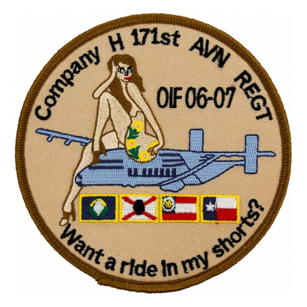 Army 1st Battalion 171st Aviation Regiment H Company Patch