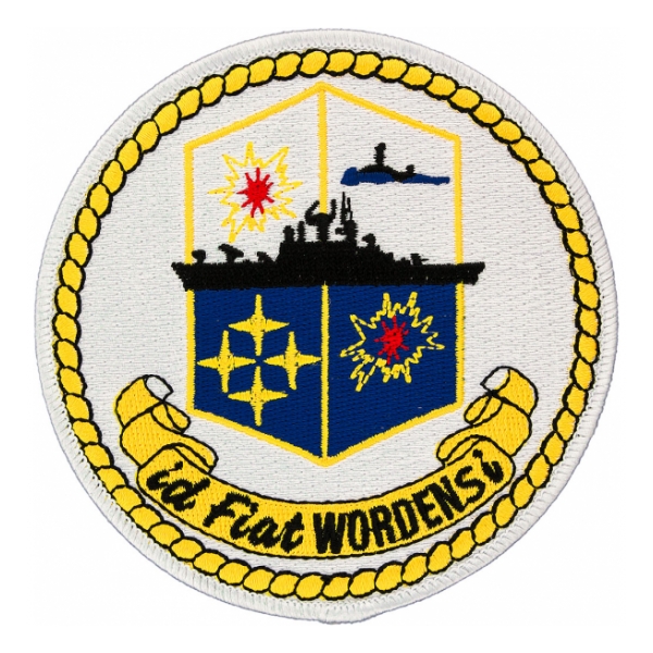 USS Worden CG-18 Ship Patch
