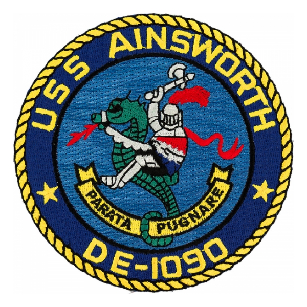 USS Ainsworth DE-1090 Ship Patch