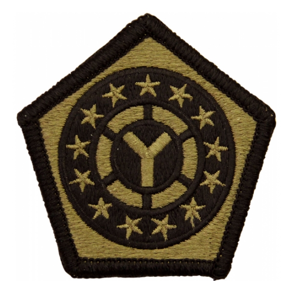 108th Sustainment Brigade Scorpion / OCP Patch With Hook Fastener