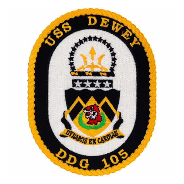 USS Dewey DDG-105 Ship Patch