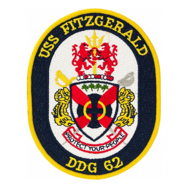 USS Fitzgerald DDG-62 Ship Patch