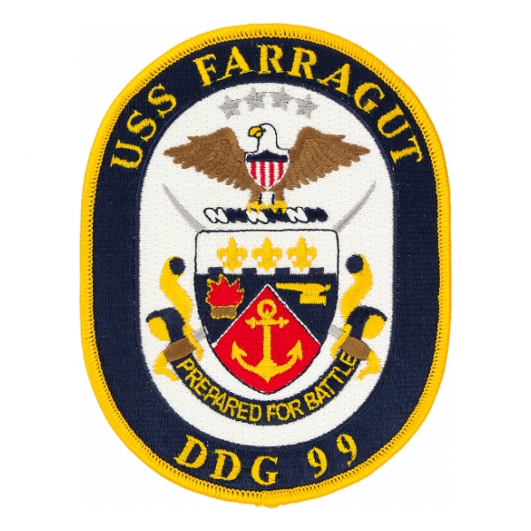 USS Farragut DDG-99 Ship Patch