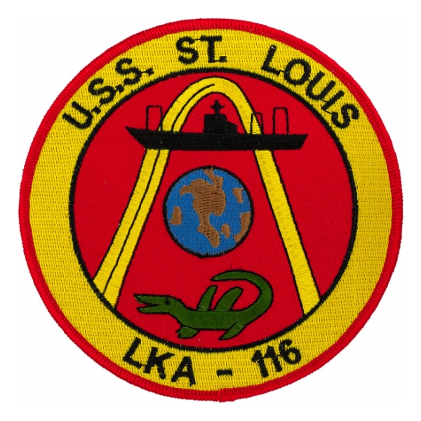 USS St. Louis LKA-116 Ship Patch