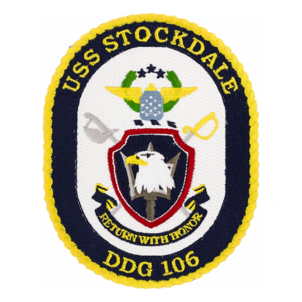 USS Stockdale DDG-106 Ship Patch