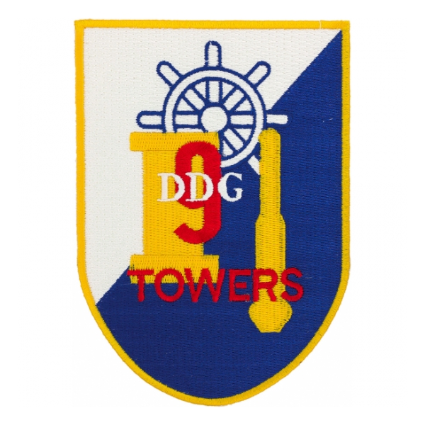 USS Towers DDG-9 Ship Patch