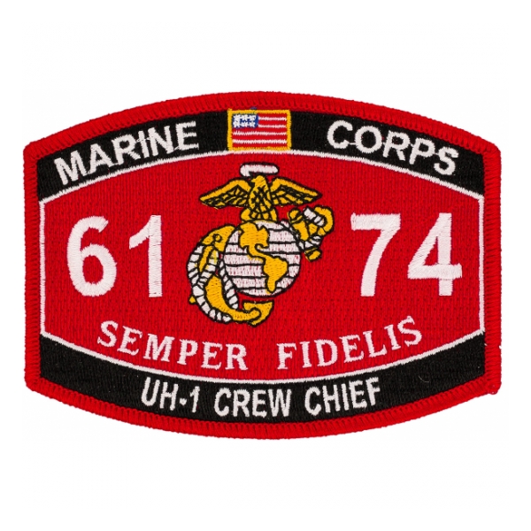 USMC MOS 6174 UH-1 Crew Chief Patch