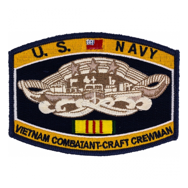USN RATE Combat Boat Crewman Vietnam Patch