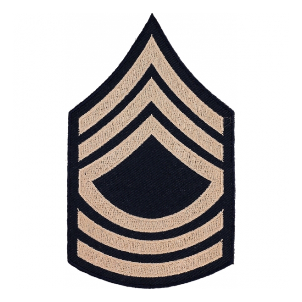 Master Sergeant Sleeve Chevron (Khaki Stripe)
