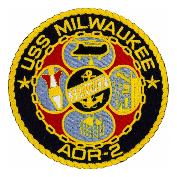USS Milwaukee AOR-2 Ship Patch