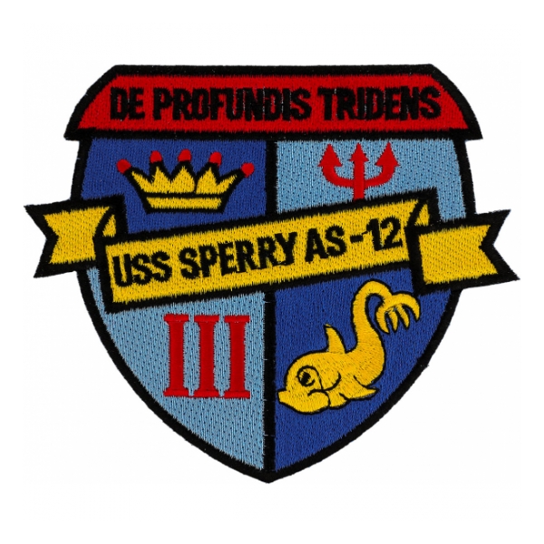 USS Sperry AS-12 Ship Patch