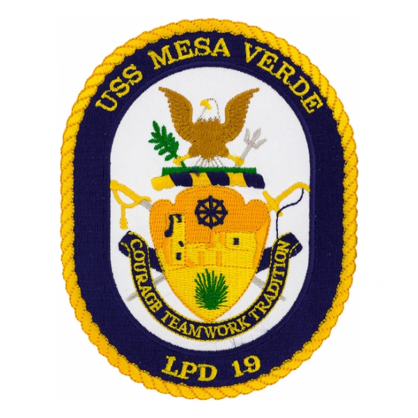 USS Mesa Verde LPD-19 Ship Patch
