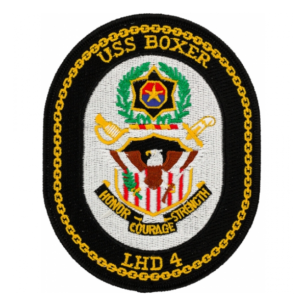USS Boxer LHD-4 Ship Patch