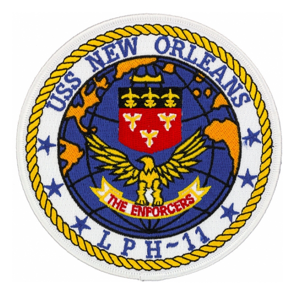 USS New Orleans LPH-11 Ship Patch