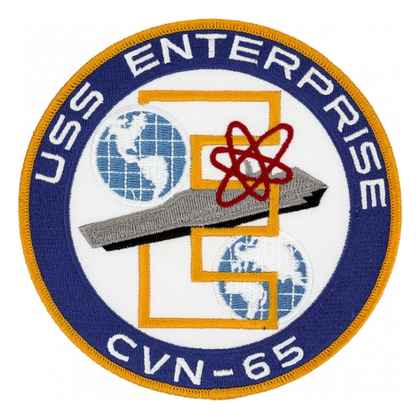 USS Enterprise CVN-65 Ship Patch