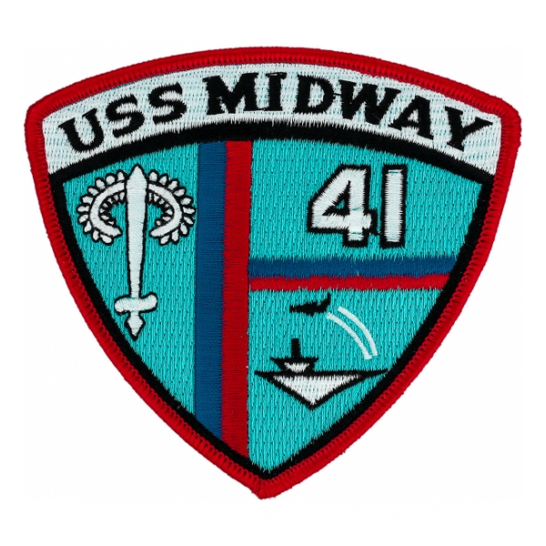 USS Midway CV-41 Ship Patch