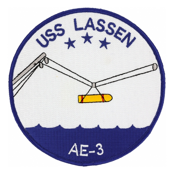 USS Lassen AE-3 Ship Patch