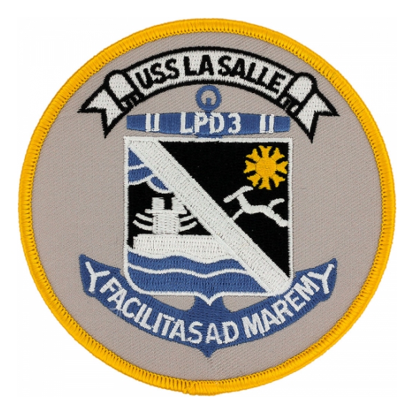 USS La Salle LPD-3 Ship Patch