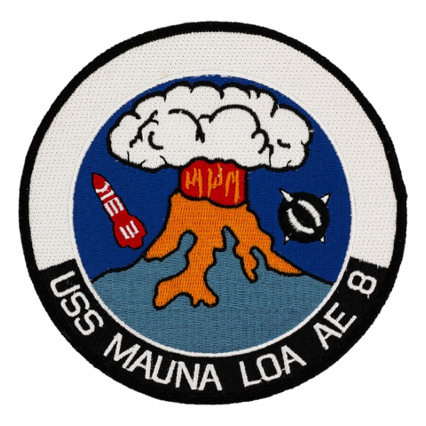 USS Mauna Loa AE-8 Ship  Patch