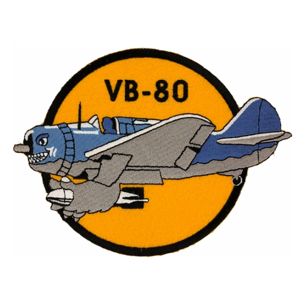 Navy Bombing Squadron VB-80 Patch