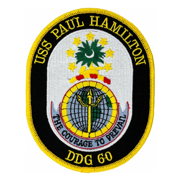 USS Paul Hamilton DDG-60 Ship Patch