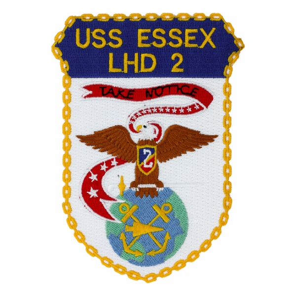USS Essex LHD-2 Ship Patch