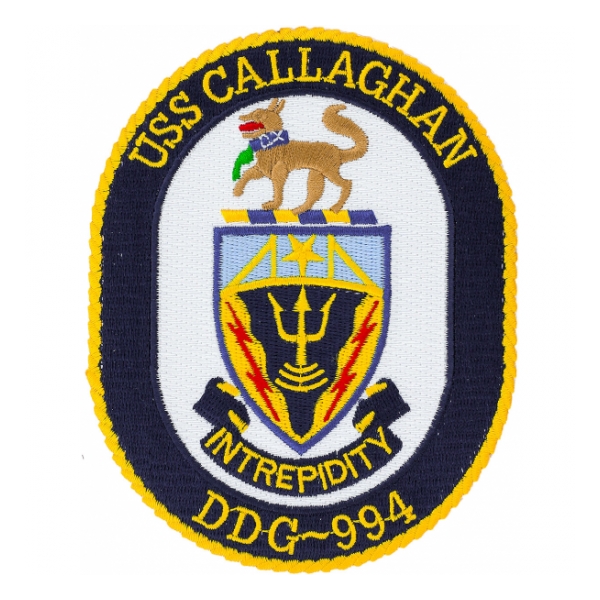 USS Callaghan DDG-994 Ship Patch