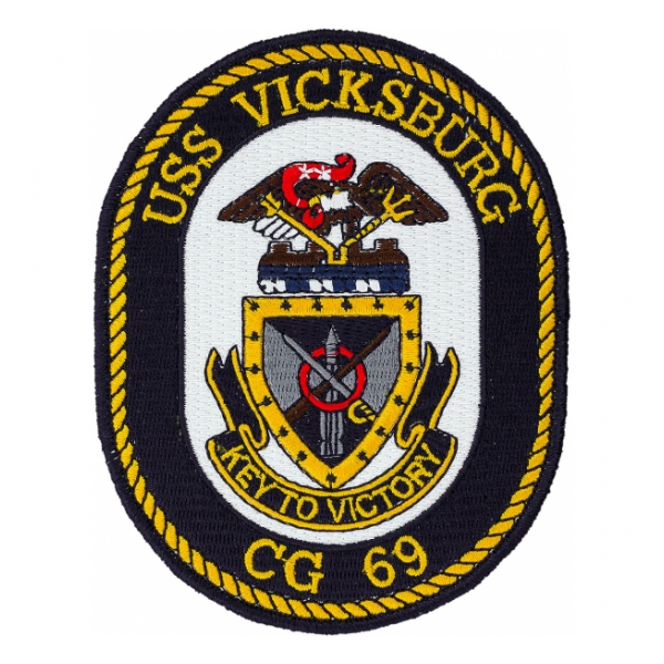 USS Vicksburg CG-69 Ship Patch