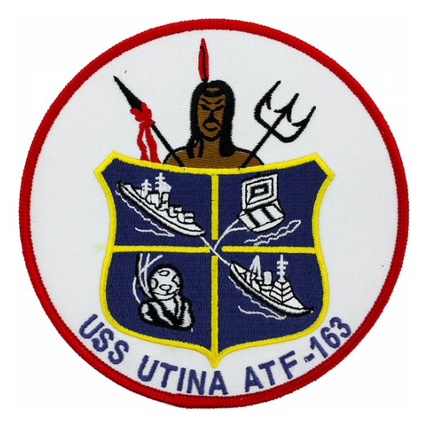 USS Utina ATF-163 Ship Patch