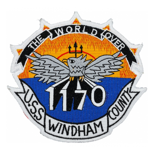USS Windham County LST-1170 Ship Patch