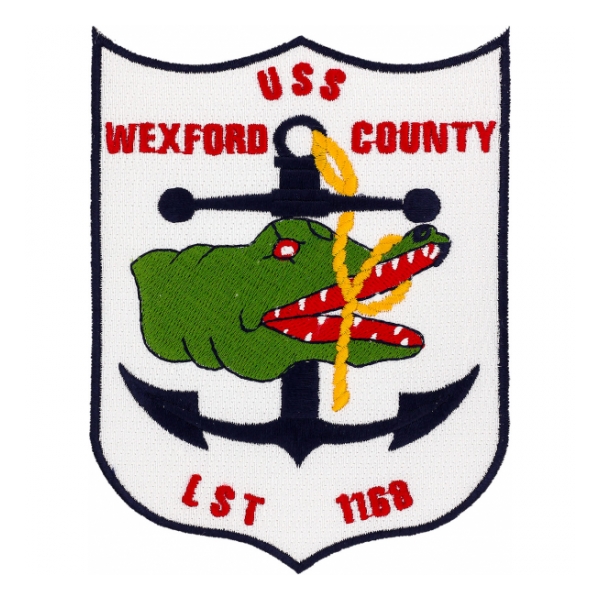 USS Wexford County LST-1168 Ship Patch