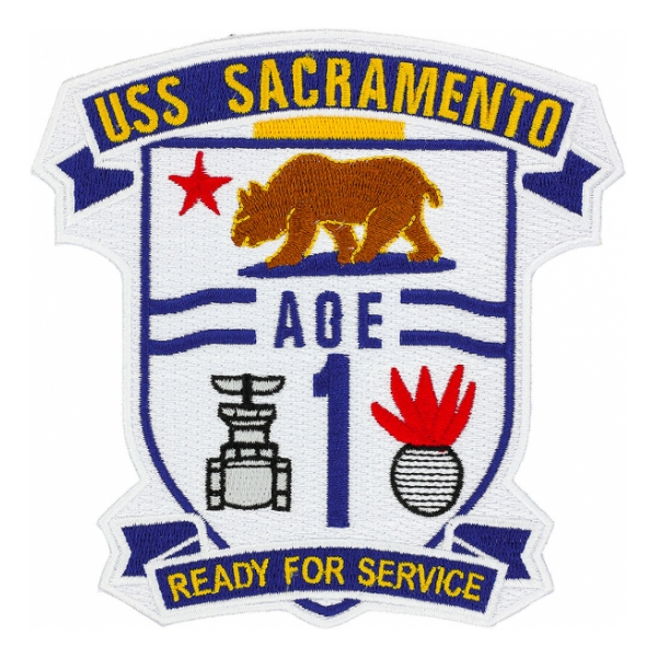 USS Sacramento AOE-1 Patch
