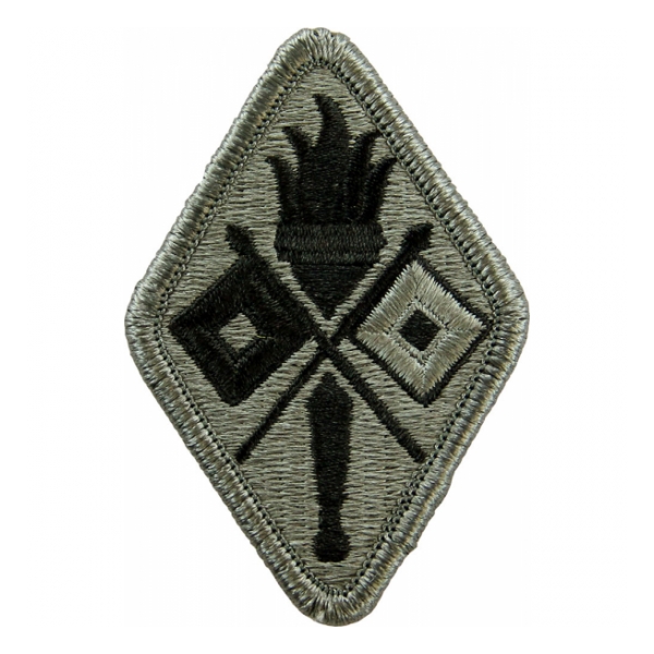 Signal Corps Center & School Patch Foliage Green (Velcro Backed)