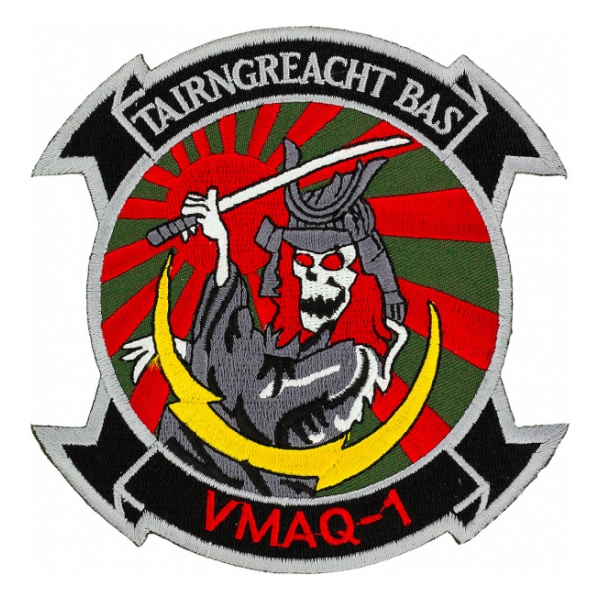 Marine Tactical Electronic Warfare Squadron VMAQ-1 (Samuri) Patch