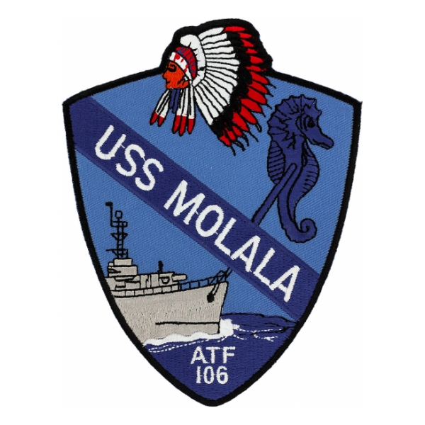 USS Molala ATF-106 Ship Patch