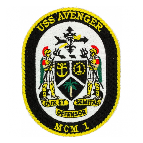 USS Avenger MCM-1 Ship Patch