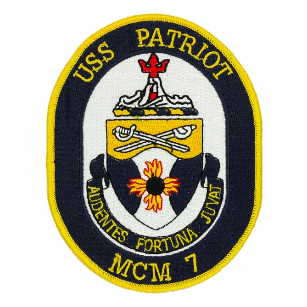 USS Patriot MCM-7 Ship Patch