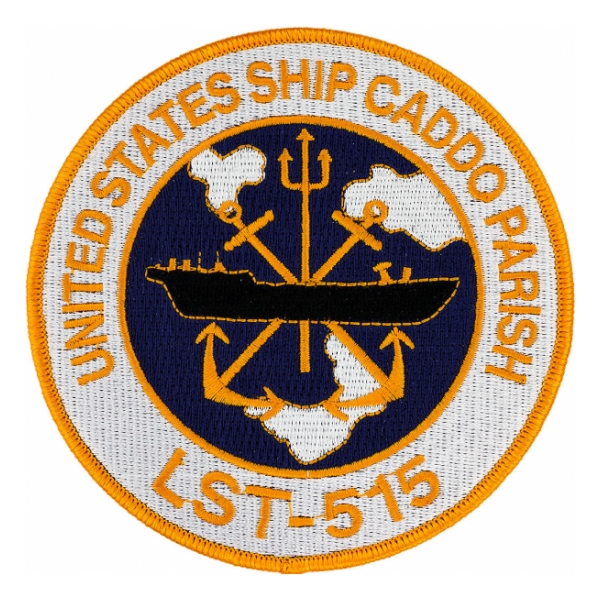 USS Caddo Parish LST-515 Ship Patch