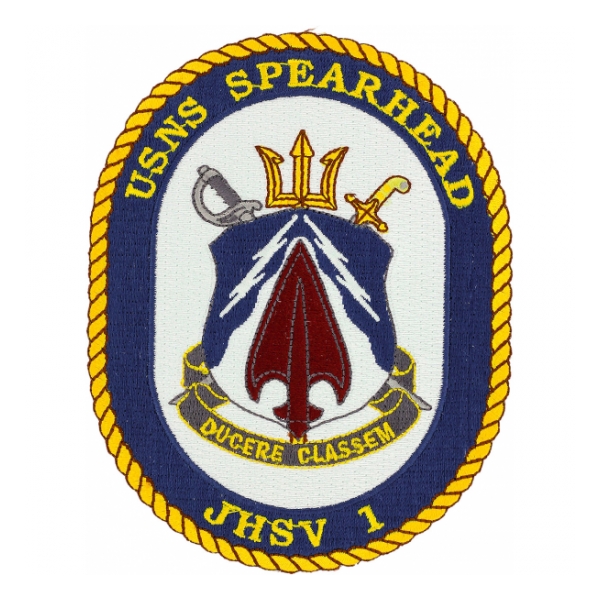 USNS Spearhead JHSV-1 Ship Patch