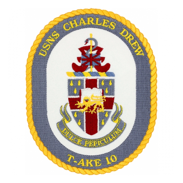 USNS Charles Drew T-AKE-10 Patch