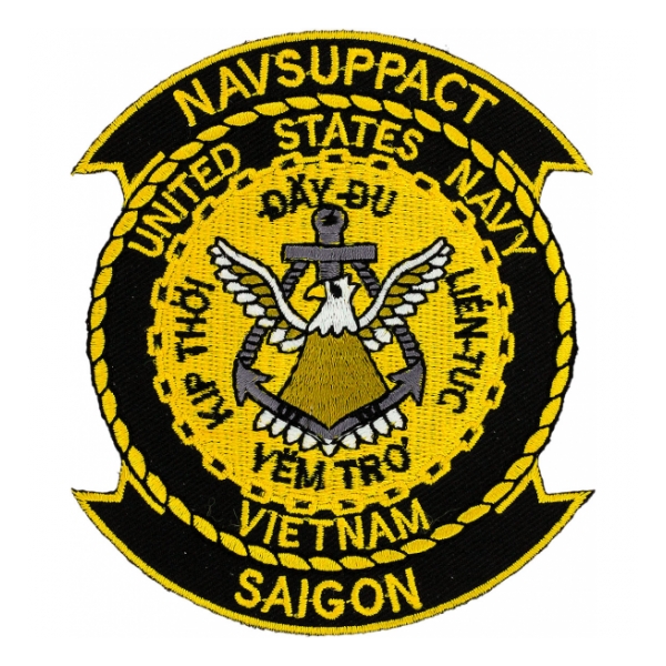US Navy Vietnam NAVSUPPACT Saigon Patch