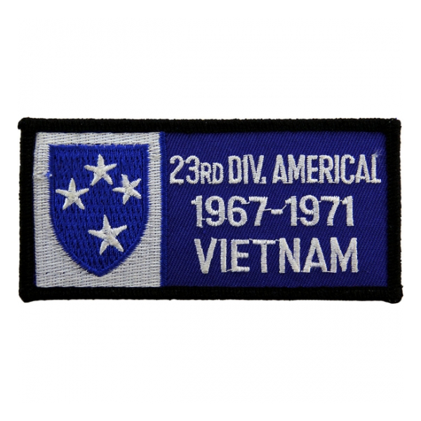 23rd Infantry Division Vietnam Patch w/ Dates