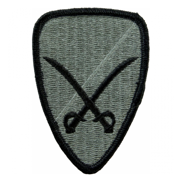 6th Cavalry Brigade Patch Foliage Green (Velcro Backed)