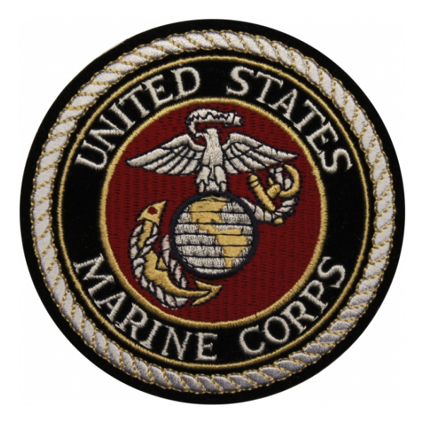 United States Marine Corps Patch (White Lettering)