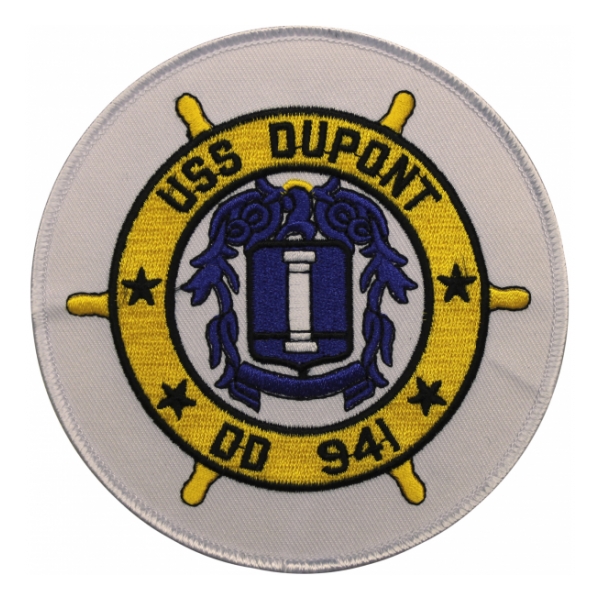 USS Dupont DD-941 Ship Patch