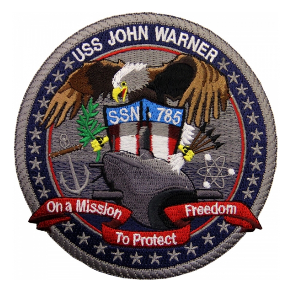 USS John Warner SSN-785 Patch
